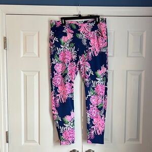 Lilly Pulitzer Pink and Blue Corso Pants